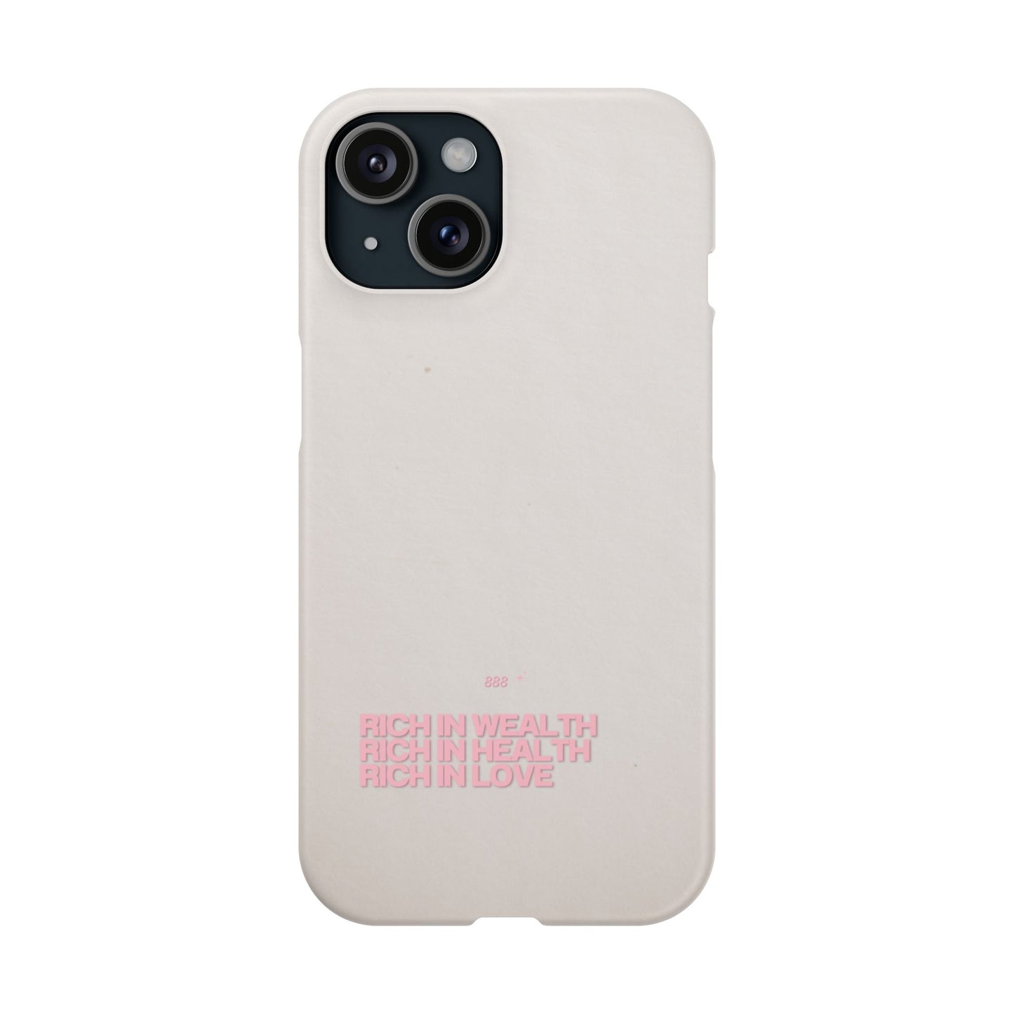 Rich Girl Cream Slim Phone Case