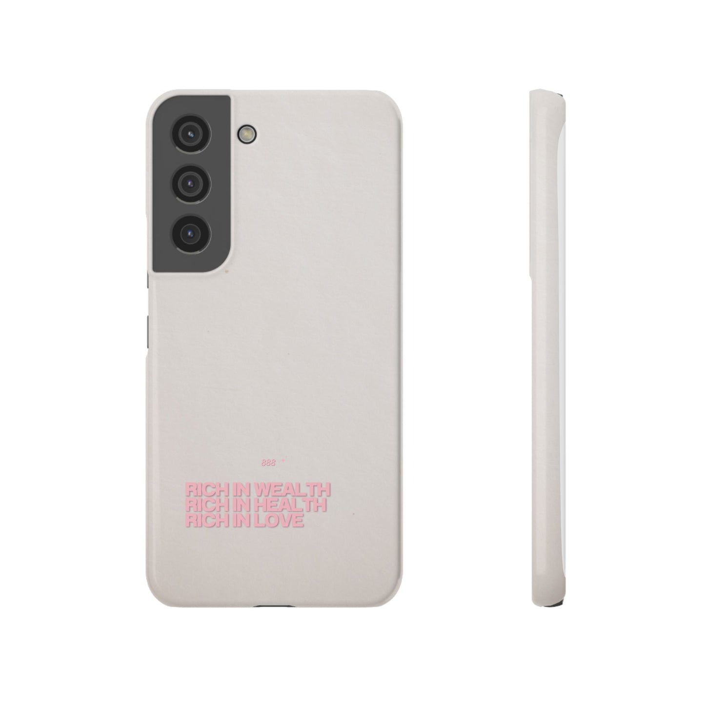 Rich Girl Cream Slim Phone Case