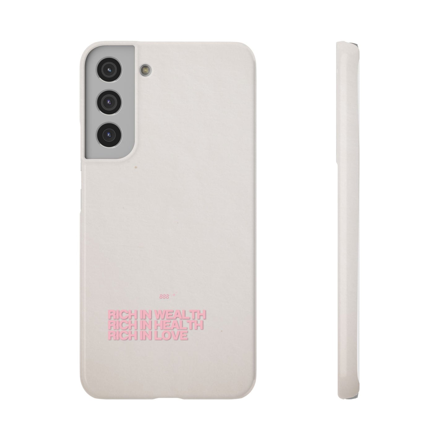 Rich Girl Cream Slim Phone Case