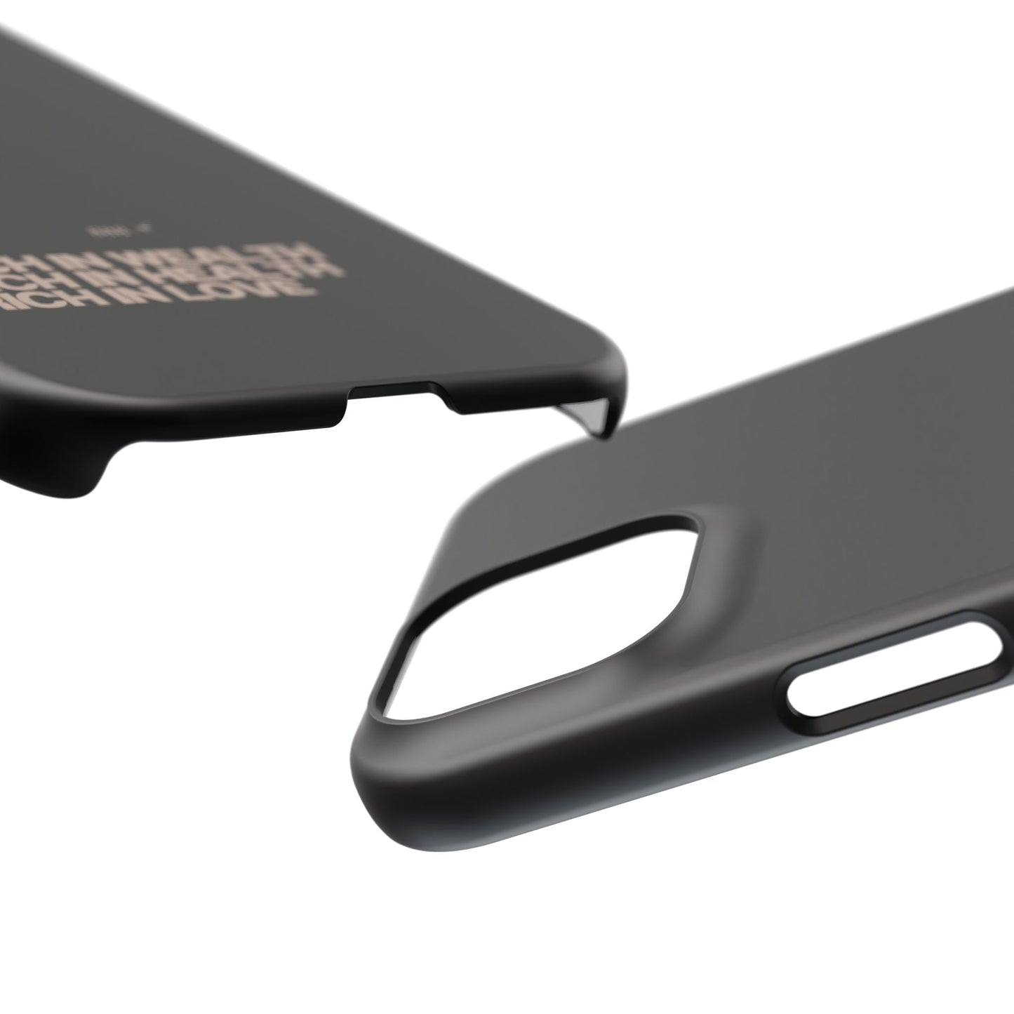 Rich Girl Slim Black Phone Case