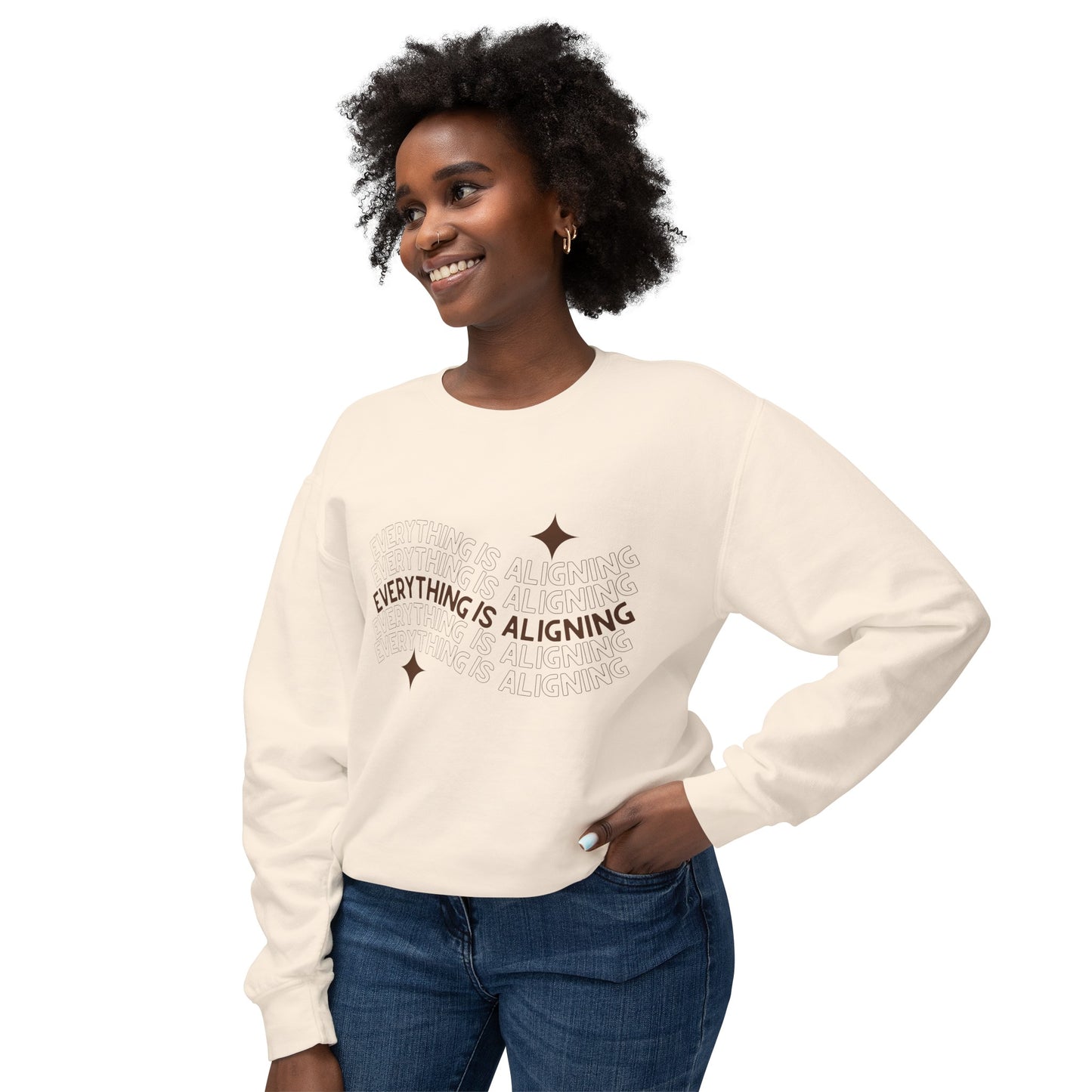 Everything Is Aligning Crewneck Sweatshirt
